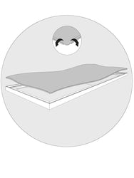 Montageanleitung XXL Wandbild & LED Bilder | Picoration.com Piktogramm Wandbild Spanntuch einsetzen