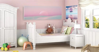 XXL Wandbild Kinderzimmer über Bett XXL Wandbild Leinwandbild Kinderzimmer