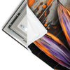 Led Wandbild Abstrakte Blume In Orange Lila Schmal Materialvorschau