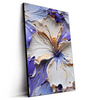 Led Wandbild Abstrakte Blumenformen Hochformat Produktvorschau Seitlich