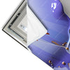 Led Wandbild Abstrakte Blumenformen Panorama Materialvorschau