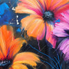 Led Wandbild Abstrakte Blumenpracht Panorama Zoom