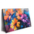 Led Wandbild Abstrakte Blumenpracht Querformat Produktvorschau Seitlich