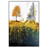 Led Wandbild Abstrakte Landschaft No 1 Hochformat Produktvorschau Frontal