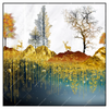 Led Wandbild Abstrakte Landschaft No 1 Quadrat Produktvorschau Frontal