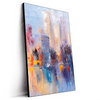 Led Wandbild Abstrakte Skyline No 2 Hochformat Produktvorschau Seitlich