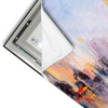 Led Wandbild Abstrakte Skyline No 2 Querformat Materialvorschau