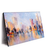 Led Wandbild Abstrakte Skyline No 2 Querformat Produktvorschau Seitlich