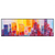 Led Wandbild Abstrakte Skyline Panorama Produktvorschau Frontal