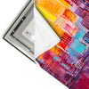 Led Wandbild Abstrakte Skyline Quadrat Materialvorschau
