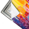 Led Wandbild Abstrakte Skyline Querformat Materialvorschau