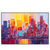 Led Wandbild Abstrakte Skyline Querformat Produktvorschau Frontal