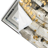 Led Wandbild Abstrakter Birkenwald Hochformat Materialvorschau