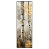 Led Wandbild Abstrakter Birkenwald Schmal Produktvorschau Frontal