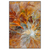 Led Wandbild Abstrakter Bluetenzauber In Orange Hochformat Produktvorschau Frontal