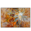 Led Wandbild Abstrakter Bluetenzauber In Orange Querformat Produktvorschau Frontal