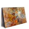 Led Wandbild Abstrakter Bluetenzauber In Orange Querformat Produktvorschau Seitlich