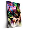 Led Wandbild Abstrakter Chihuahua Hochformat Produktvorschau Seitlich