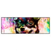 Led Wandbild Abstrakter Chihuahua Panorama Produktvorschau Frontal