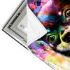 Led Wandbild Abstrakter Chihuahua Quadrat Materialvorschau