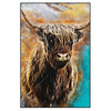 Led Wandbild Abstrakter Highlander Hochformat Produktvorschau Frontal