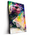 Led Wandbild Abstrakter Leguan Hochformat Produktvorschau Seitlich