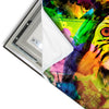 Led Wandbild Abstrakter Papagei Hochformat Materialvorschau