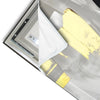 Led Wandbild Abstrakter Papagei Mit Gold Panorama Materialvorschau