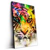 Led Wandbild Abstrakter Tiger Hochformat Produktvorschau Seitlich