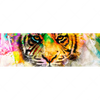 Led Wandbild Abstrakter Tiger Panorama Motivvorschau