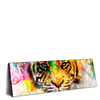 Led Wandbild Abstrakter Tiger Panorama Produktvorschau Seitlich
