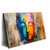 Led Wandbild Abstraktes Buddha Gesicht Querformat Produktvorschau Seitlich