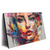 Led Wandbild Abstraktes Frauenportraet Aurora Querformat Produktvorschau Seitlich