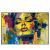 Led Wandbild Abstraktes Frauenportraet Gloria Querformat Produktvorschau Frontal