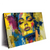 Led Wandbild Abstraktes Frauenportraet Gloria Querformat Produktvorschau Seitlich