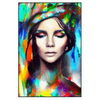 Led Wandbild Abstraktes Frauenportraet Scarlett Hochformat Produktvorschau Frontal
