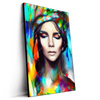 Led Wandbild Abstraktes Frauenportraet Scarlett Hochformat Produktvorschau Seitlich