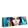 Led Wandbild Abstraktes Frauenportraet Scarlett Panorama Produktvorschau Seitlich