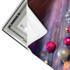 Led Wandbild Adventskerze Mit Weihnachtsschmuck Panorama Materialvorschau