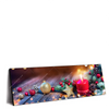 Led Wandbild Adventskerze Mit Weihnachtsschmuck Panorama Produktvorschau Seitlich