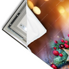 Led Wandbild Adventskerze Mit Weihnachtsschmuck Querformat Materialvorschau
