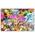 Led Wandbild Aeffchen Blumen Querformat Produktvorschau Frontal