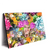 Led Wandbild Aeffchen Blumen Querformat Produktvorschau Seitlich