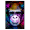 Led Wandbild Affe Pop Art No 1 Hochformat Produktvorschau Frontal