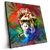 Led Wandbild Affe Pop Art No 2 Quadrat Produktvorschau Seitlich