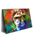 Led Wandbild Affe Pop Art No 2 Querformat Produktvorschau Seitlich