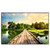 Led Wandbild Alte Bruecke Am Fluss Querformat Produktvorschau Frontal