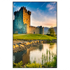 Led Wandbild Alte Burg Mit See Hochformat Produktvorschau Frontal