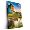 Led Wandbild Alte Burg Mit See Hochformat Produktvorschau Seitlich