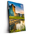 Led Wandbild Alte Burg Mit See Hochformat Produktvorschau Seitlich